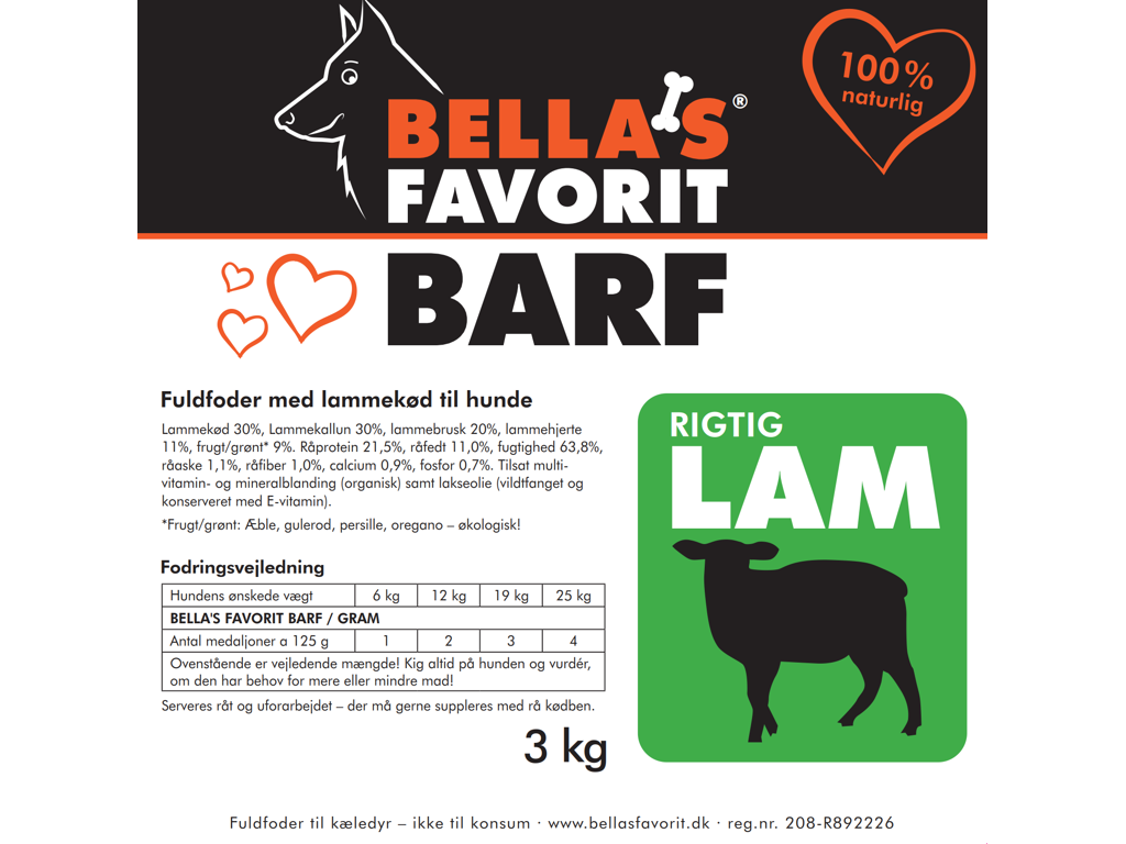 Bellas favoritter RIGTIG LAM - medaljoner